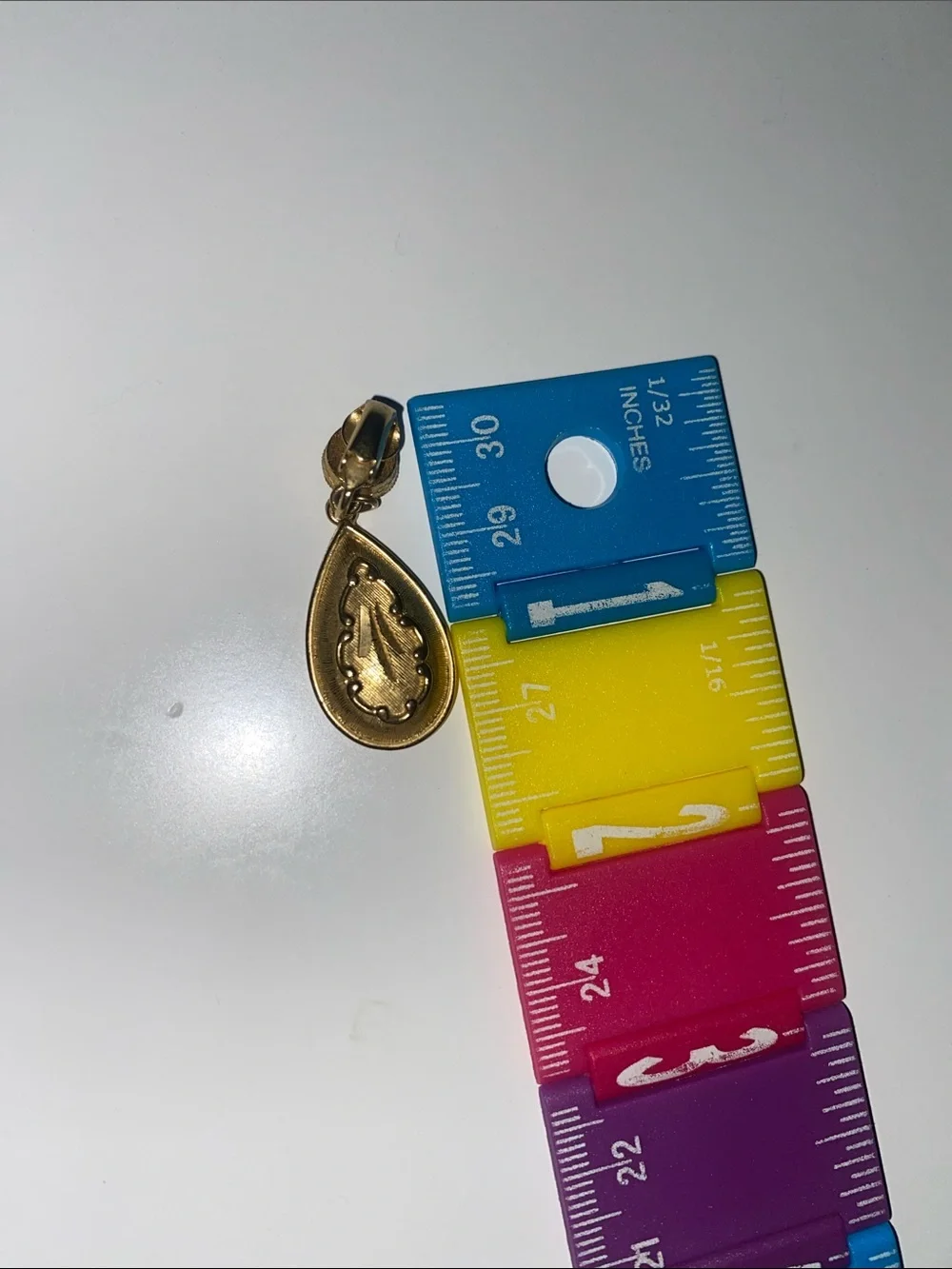 Gold Teardrop Clip-On Earrings - Classic Women's Jewelry